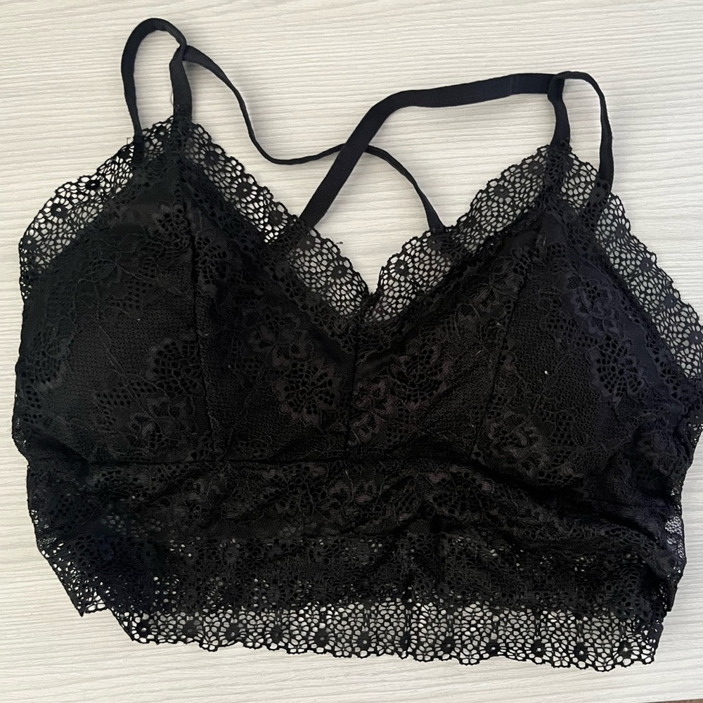 Yelete Black Lace Bralette